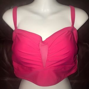 TORRID-Size 0- Bathing suit top HOT PINK
